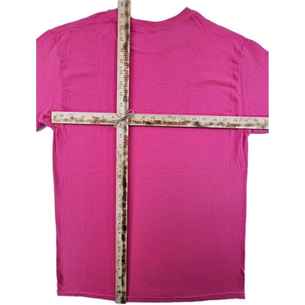 Be Still And Know That I Am God Psalm 46:10 Medium Pink Spell Out Print T Shirt - Picture 5 of 6